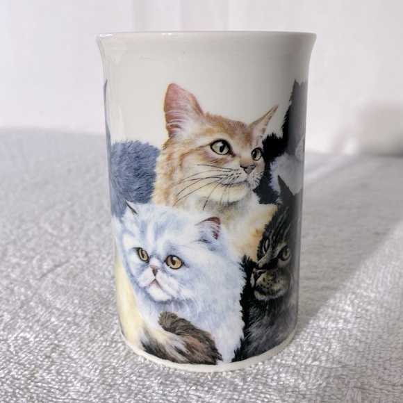 Vintage Dunoon Stoneware Cats’ By Deborah Pope Mug Coffee Cup - Picture 10 of 11